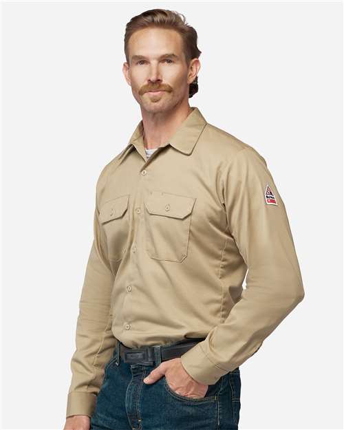 Bulwark Men's Flame Resistant Excel Work Shirt - Image 4