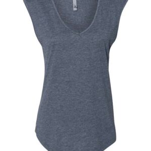 Next Level Women's Festival Sleeveless Deep V-Neck T-Shirt
