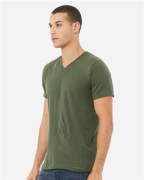 BELLA + CANVAS Unisex Jersey V-Neck Tee - Image 41
