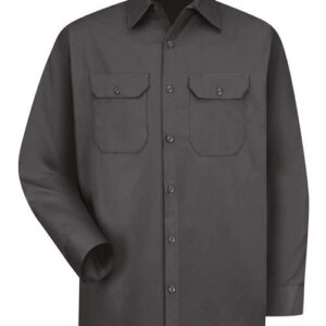 Red Kap Men's Tall Utility Long Sleeve Work Shirt