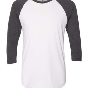 American Apparel Unisex 50/50 Raglan Three-Quarter Sleeve Tee