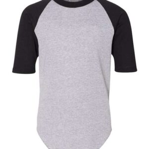 Augusta Sportswear Youth Three-Quarter Sleeve Baseball Jersey