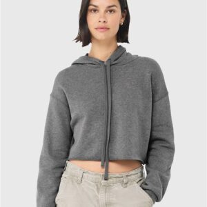 BELLA + CANVAS 7502 - Women's Crop Fleece Hoodie Sweatshirt