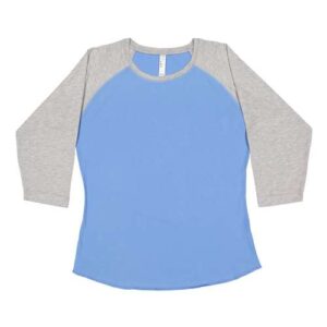 LAT Women's Baseball Fine Jersey Three-Quarter Sleeve Tee