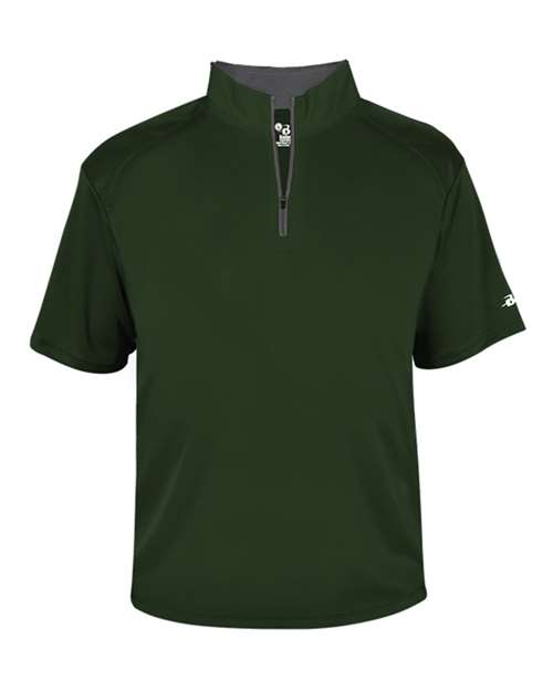 Badger Men's B-Core Short Sleeve Quarter-Zip - Image 5