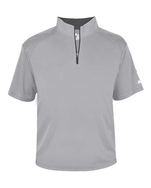 Badger Men's B-Core Short Sleeve Quarter-Zip - Image 14