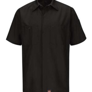 Red Kap Men's Short Sleeve Automotive Crew Shirt