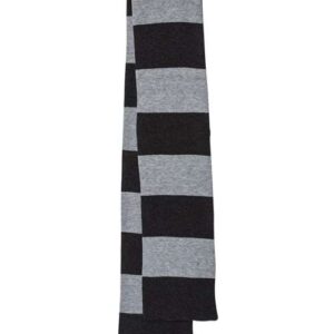 Sportsman Rugby-Striped Knit Scarf
