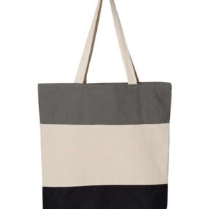 Q-Tees 11L Tri-Color Tote