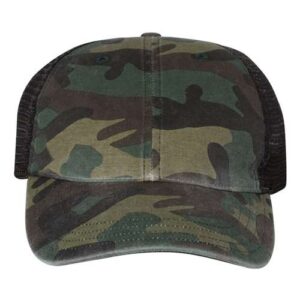 Richardson Garment Washed Printed Trucker Cap