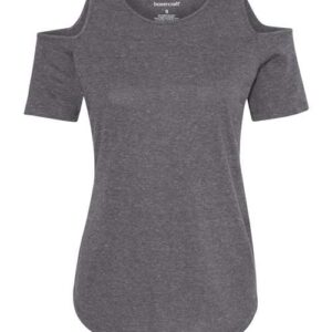 Boxercraft Women's Cold Shoulder T-Shirt