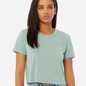 BELLA + CANVAS Women’s Flowy Crop Tee