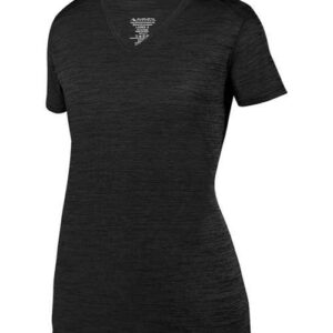 Augusta Sportswear Women's Shadow Tonal Heather Training V-Neck T-Shirt