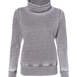 J. America Women’s Zen Fleece Cowl Neck Sweatshirt