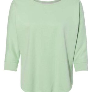 J. America Women's Lounge Fleece Dolman Crewneck Sweatshirt