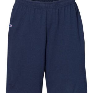 Russell Athletic Men's Cotton Classic Jersey Shorts with Pockets