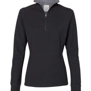 J. America Women’s Omega Stretch Quarter-Zip Pullover