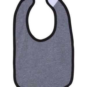 Rabbit Skins Infant Contrast Trim Premium Jersey Bib