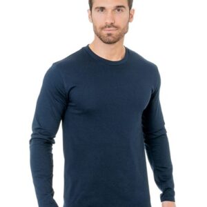 Bayside 9550 - Unisex Fine Jersey Long Sleeve T-Shirt