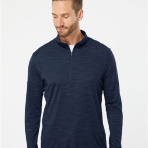 Adidas Men's Lightweight Mélange Quarter-Zip Pullover