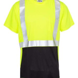 Kishigo Unisex Black Bottom Class 2 T-Shirt