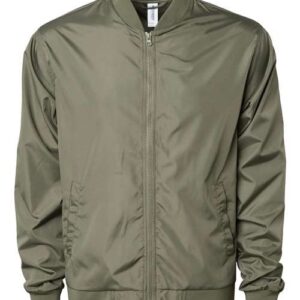 Independent Trading Co. Unisex Lightweight Bomber Jacket