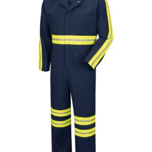 Red Kap Men's Enhanced Visibility Action Back Coverall