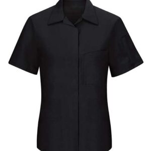Red Kap Women's Performance Plus Short Sleeve Shop Shirt with Oilblok Technology