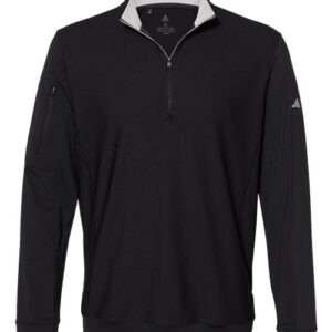Adidas Men's Textured Quarter-Zip Pullover