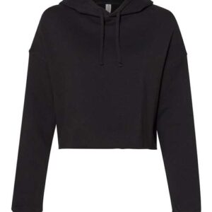 Independent Trading Co. Women’s Lightweight Crop Hooded Sweatshirt