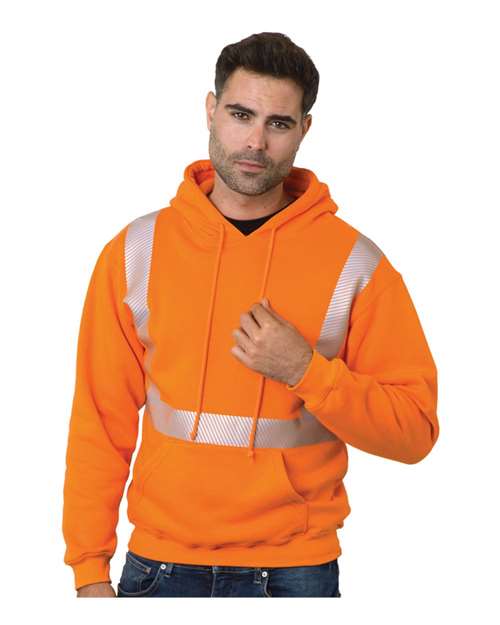 Bayside Unisex USA-Made High Visibility Hooded Sweatshirt - Image 11