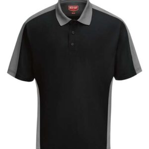 Red Kap Men's Performance Knit Two Tone Polo