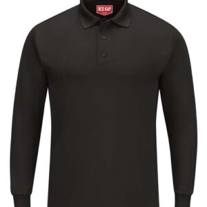 Red Kap Men's Long Sleeve Performance Knit Polo