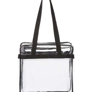 OAD Clear Tote with Zippered Top
