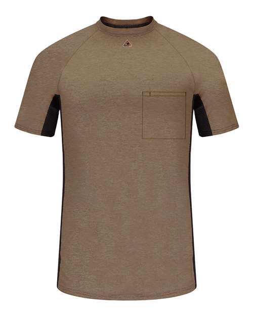 Bulwark Men's FR Two-Tone Base Layer with Concealed Chest Pocket- EXCEL FR - Image 3