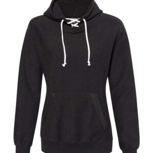 J. America Women’s French Terry Sport Lace Scuba Hooded Sweatshirt
