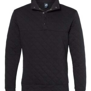 J. America Men's Quilted Half-Snap Pullover