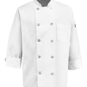 Chef Designs Ten Pearl Button Chef Coat