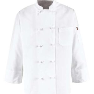 Chef Designs Ten Knot Button Chef Coat