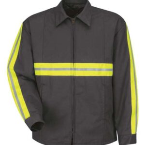 Red Kap Men's Tall Enhanced Visibility Perma-Lined Panel Jacket