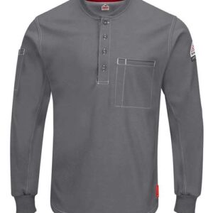 Bulwark Men's Tall iQ Series® Plus Long Sleeve Henley