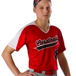Alleson Athletic 558VW - Women's V-Neck Fastpitch Jersey