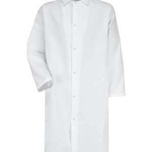 Red Kap Unisex Gripper - Front Butcher Frock - No Pockets