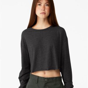 BELLA + CANVAS 6501 - Women's FWD Fashion Crop Long Sleeve Tee