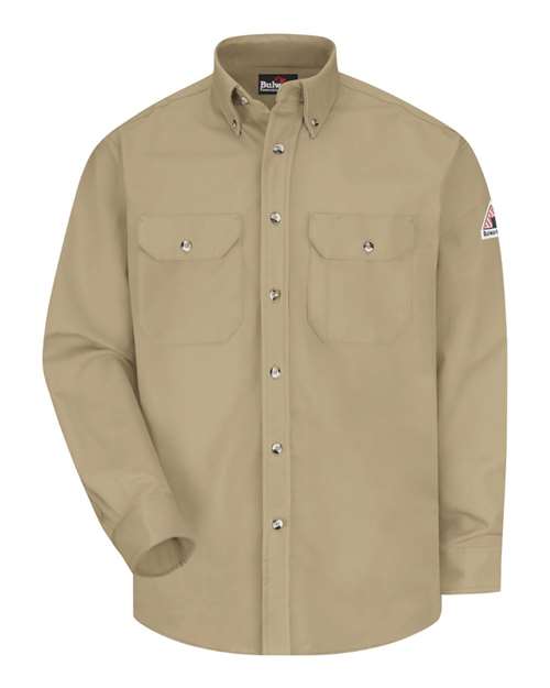 Bulwark Men's Tall Dress Uniform Shirt - Excel FR ComforTouch - 7 oz. - Image 3