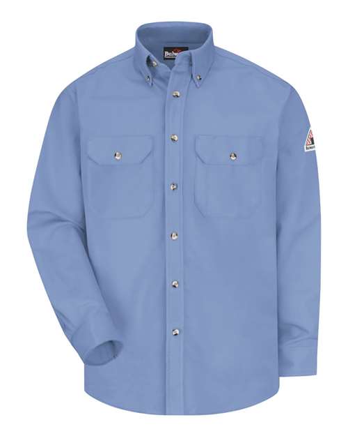 Bulwark Men's Tall Dress Uniform Shirt - Excel FR ComforTouch - 7 oz. - Image 4