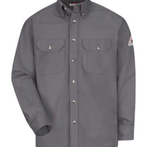 Bulwark Men's Tall Dress Uniform Shirt - Excel FR ComforTouch - 7 oz