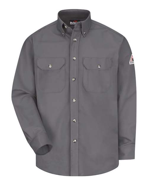 Bulwark Men's Tall Dress Uniform Shirt - Excel FR ComforTouch - 7 oz.