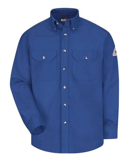 Bulwark Men's Tall Dress Uniform Shirt - Excel FR ComforTouch - 7 oz. - Image 6