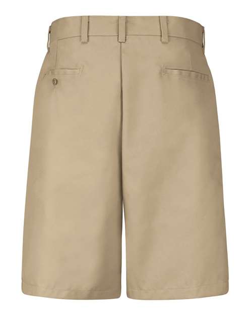 Red Kap Men's Extended Sizes Cotton Casual Plain Front Shorts